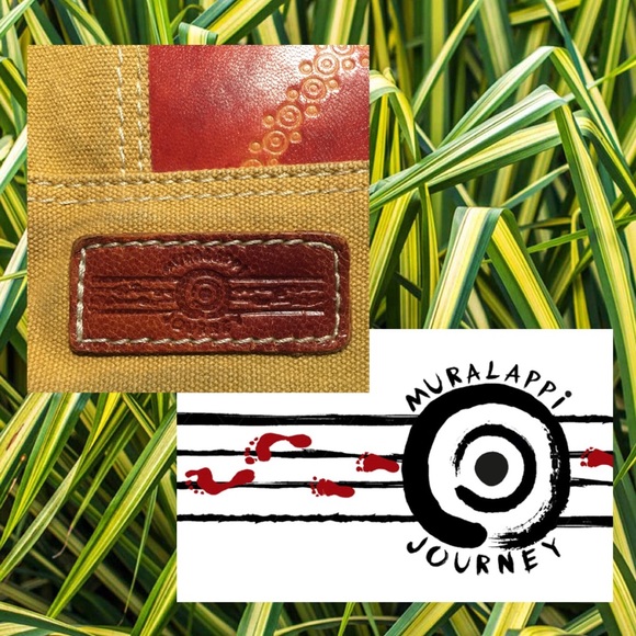 Canvas and genuine leather shoulder crossbody bag - Picture 5 of 15